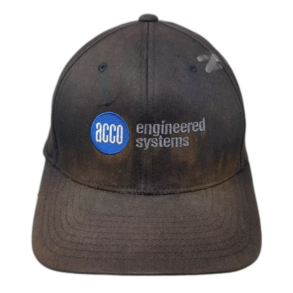 Port Authority Acco Engineered Systems Baseball Cap Black Xl Flexfit Stretch Hat